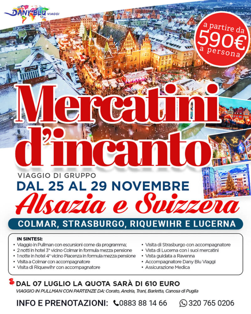 Mercatini d'incanto in Alsazia e Svizzera