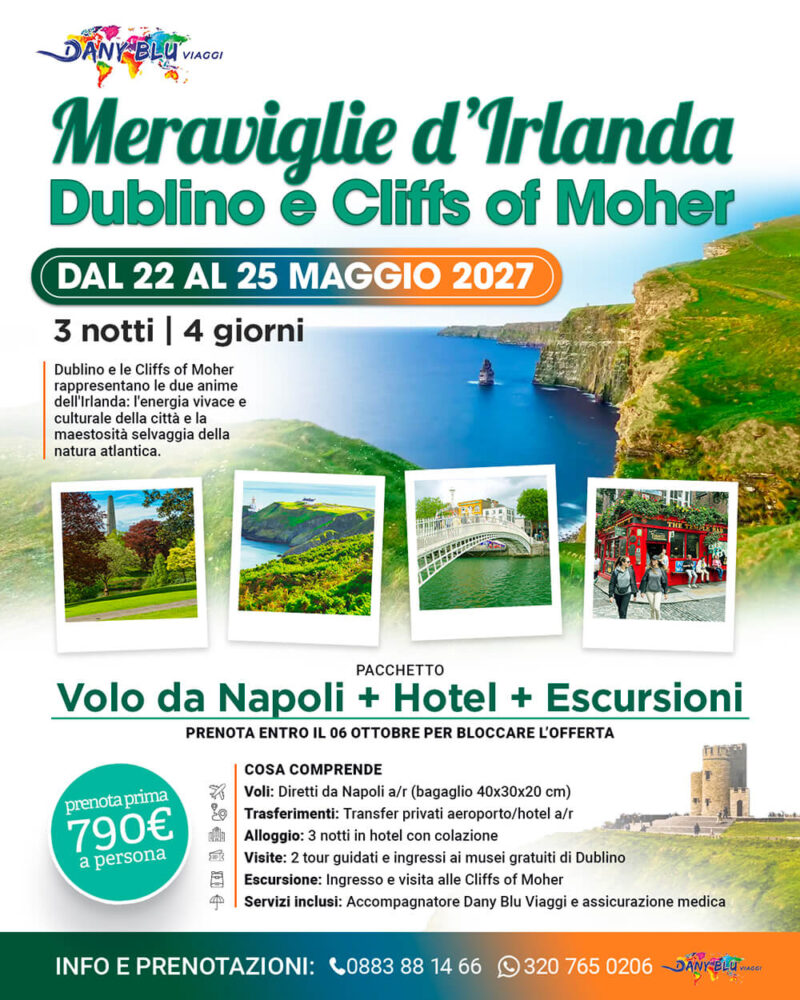 Meraviglie d'Irlanda - Dublino e Cliffs of Moher